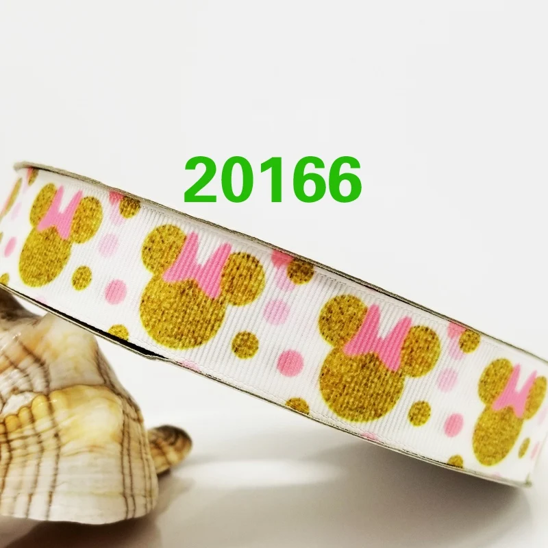 20166 Новое поступление ленты аксессуары для волос лента 10 ярдов напечатанные ленты 21325 - Цвет: 20166