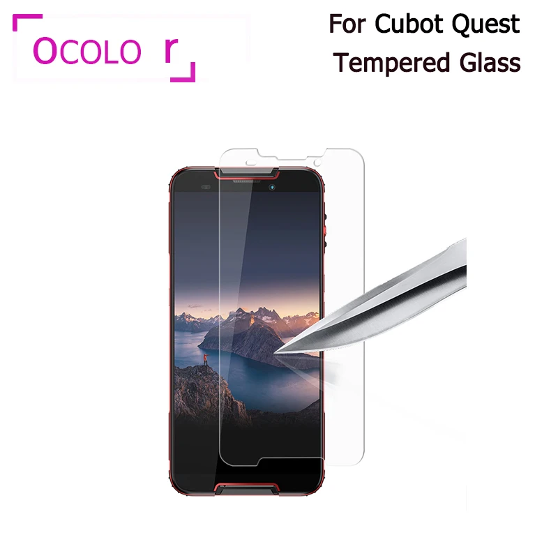 Ocolor для Cubot Quest закаленное стекло замены экрана 5 ''для стальная пленка 9H