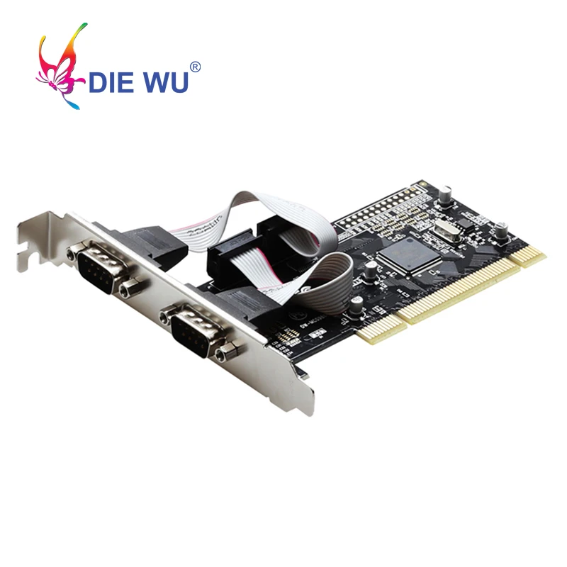 Плата расширения последовательного порта DIEWU 2 RS232 PCI последовательный переходник