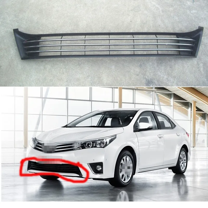 1 шт. Передняя Нижняя сетка вытяжка решетка вставка для Toyota Corolla 2014 2016|grille insert|mesh