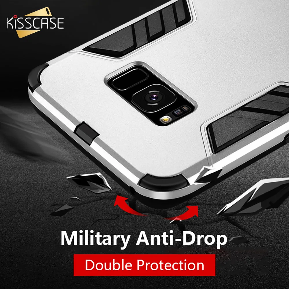 Защитный чехол KISSCASE для Samsung S7/S8/S9/S10/S10E/S10plus комбинированный A6/A7/A8/A9 автомобильный