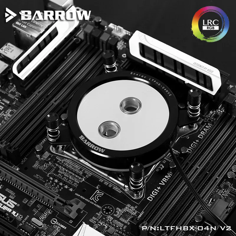 Barrow для процессора Intel 2011/X99/X299 зеркальные водные блоки Extreme LRC RGB v2 акриловая