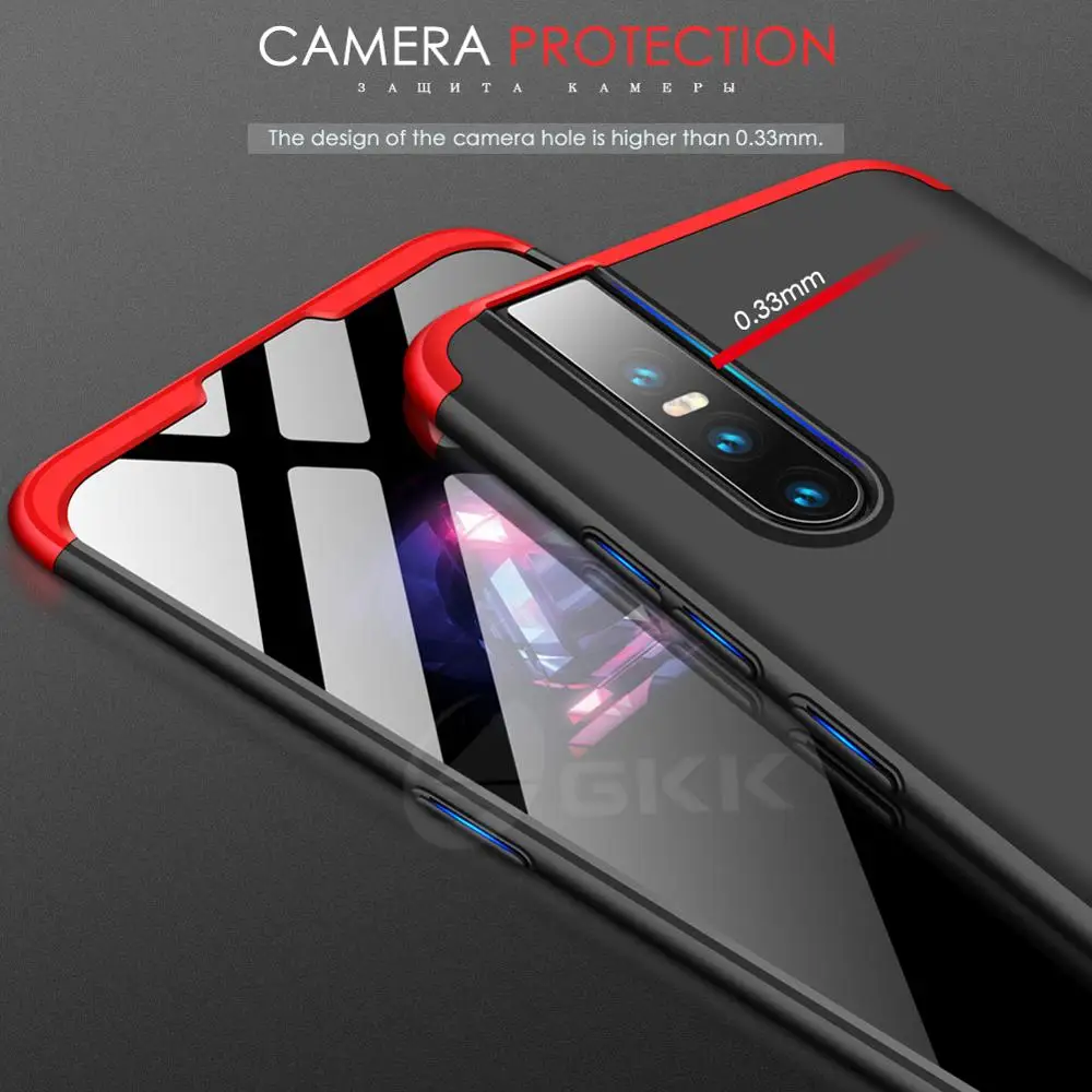 GKK Роскошный чехол для vivo v15 pro Жесткий ПК Матовый ударопрочный 3 в 1 дизайн 360