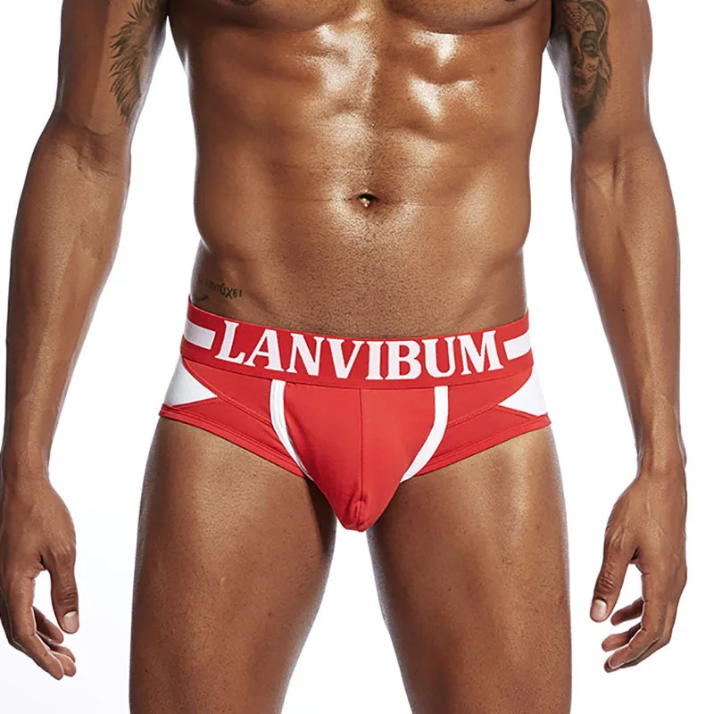 Мужское сексуальное нижнее белье трусы-брифы для пениса cueca masculina ropa hombre jockstrap