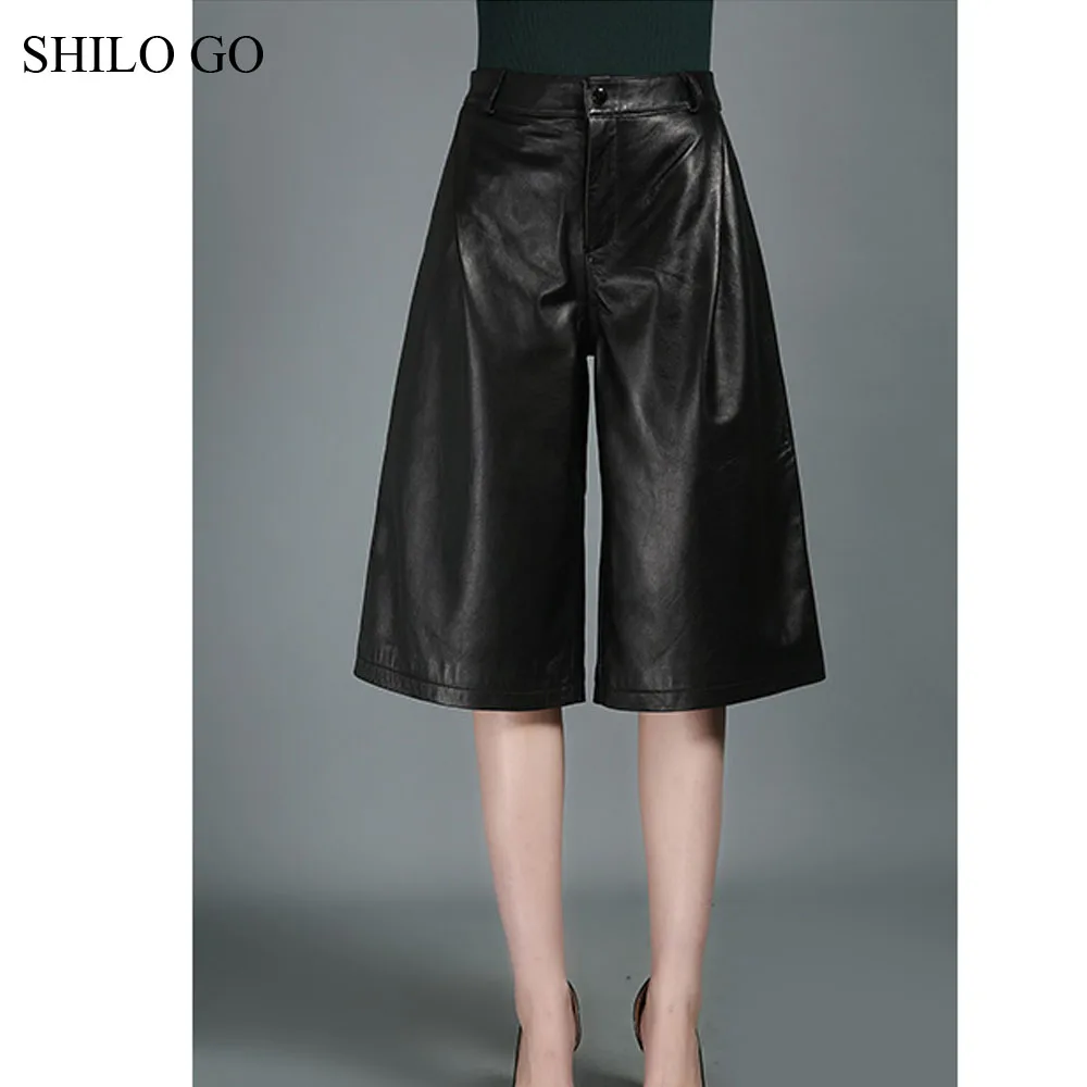 Женские кожаные комплекты SHILO GO Осенний модный костюм из натуральной овечьей