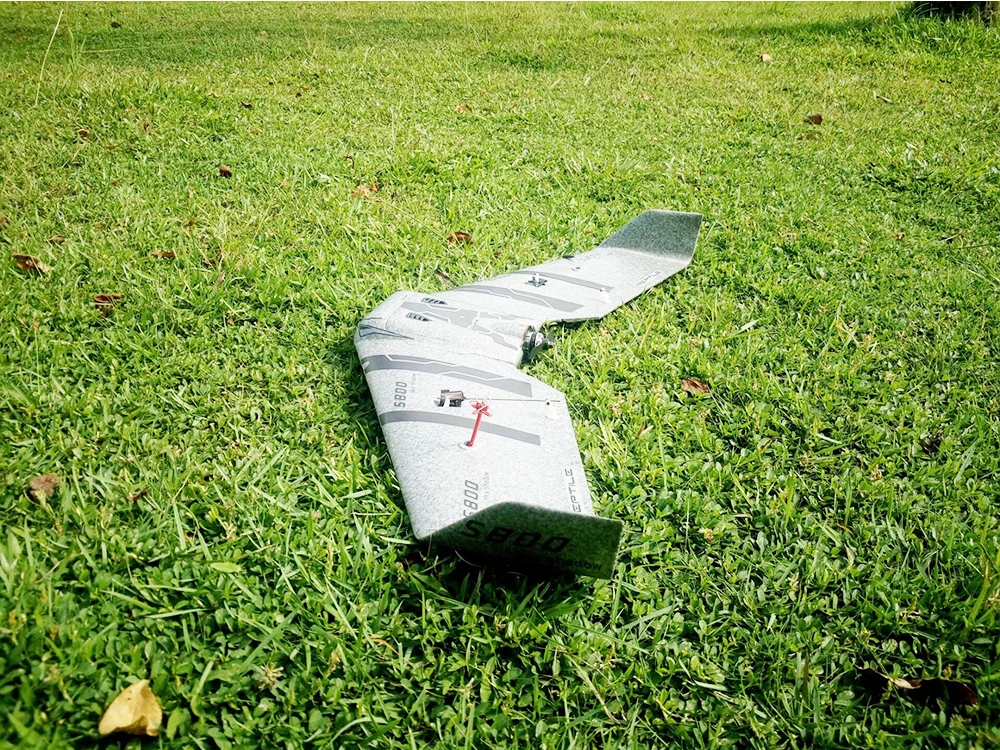 Рептилия S800 V2 SKY SHADOW 820 мм размах крыльев серый FPV EPP летающее крыло Racer RC самолет комплект/PNP