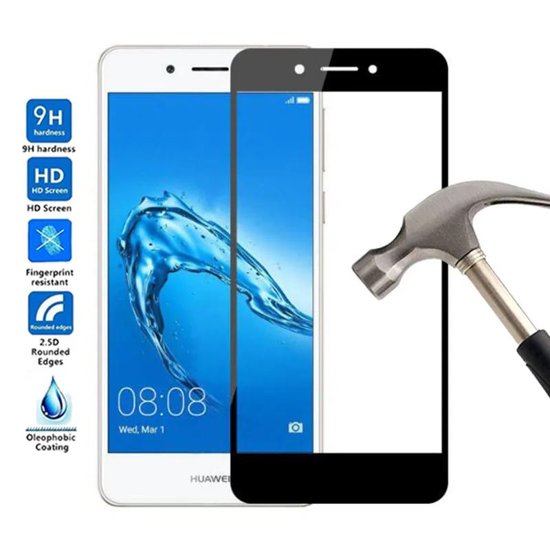 

Полноэкранная 9H защитная пленка Взрывозащищенная Защита экрана для Huawei Nova Smart закаленное стекло для Huawei Nova Smart