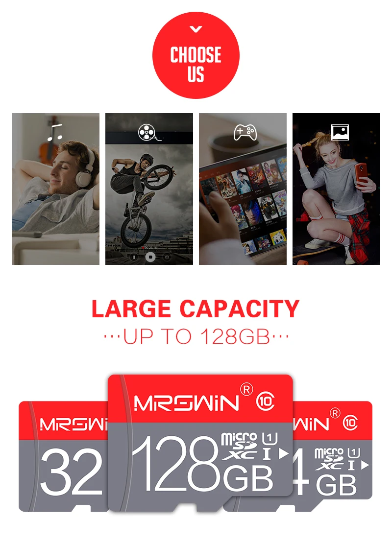 Высокоскоростная карта micro sd класса 10 8 ГБ 16 ГБ 32 ГБ 64 Гб 128 Гб карта памяти Microsd SD usb flash для смартфонов