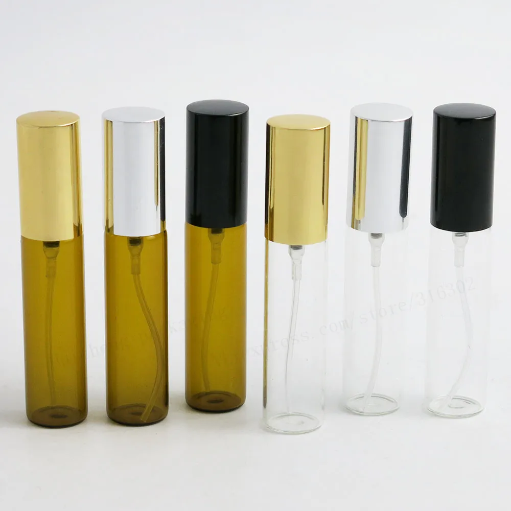 

24 x 10ml Travel Glass Vials with Perfume Mist Spray Bottle 1/3 oz Refillable Parfume Atomizer 10cc Fragrance Bottle