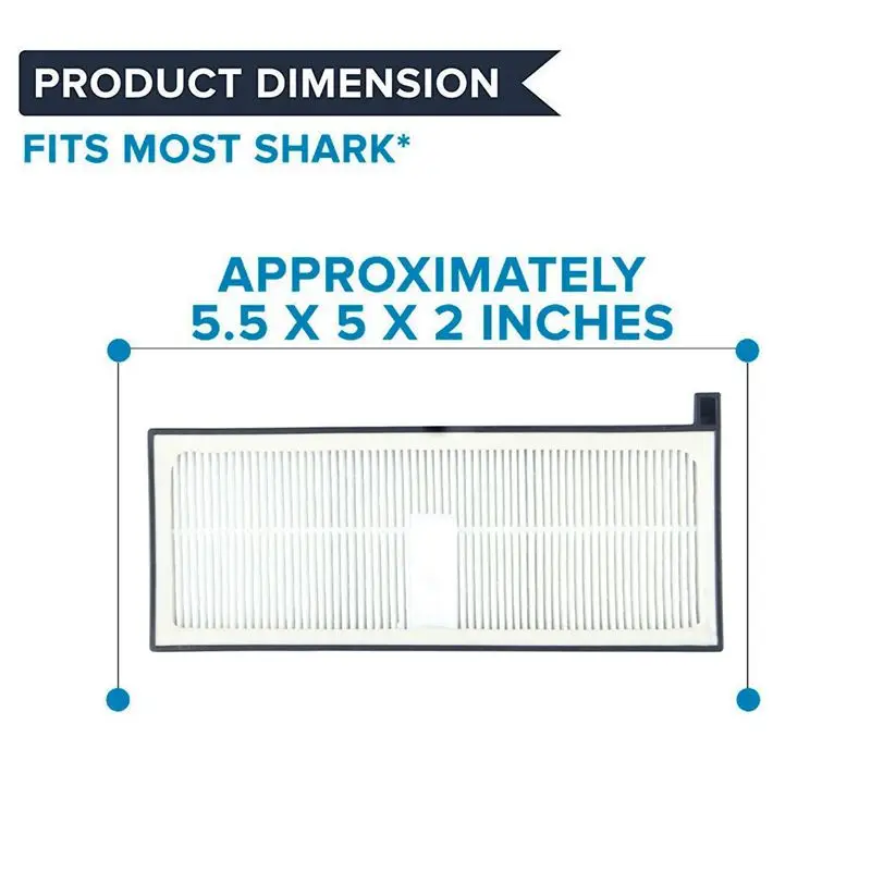 4 упаковки Замена для акулы ионный робот вакуумный фильтр подходит RV700 RV720 RV750 RV750C