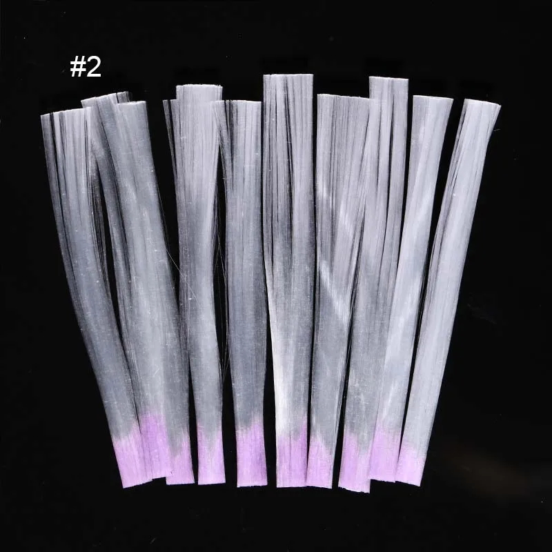 2 1 пакет стекловолокна для наращивания ногтей Fibernails акриловые наконечники маникюрный салонный инструмент изогнутые зажимы шелковые шарфы - Цвет: 2