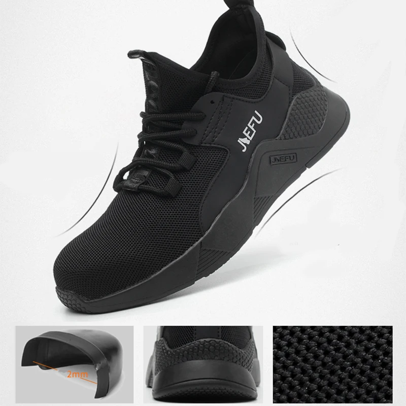 Строительные рабочие ботинки для мужчин защитная обувь со стальным носком