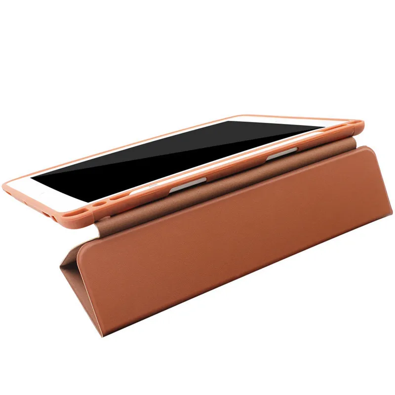Умный чехол для Apple iPad 9 7 2018 с карандашом из искусственной кожи защитный