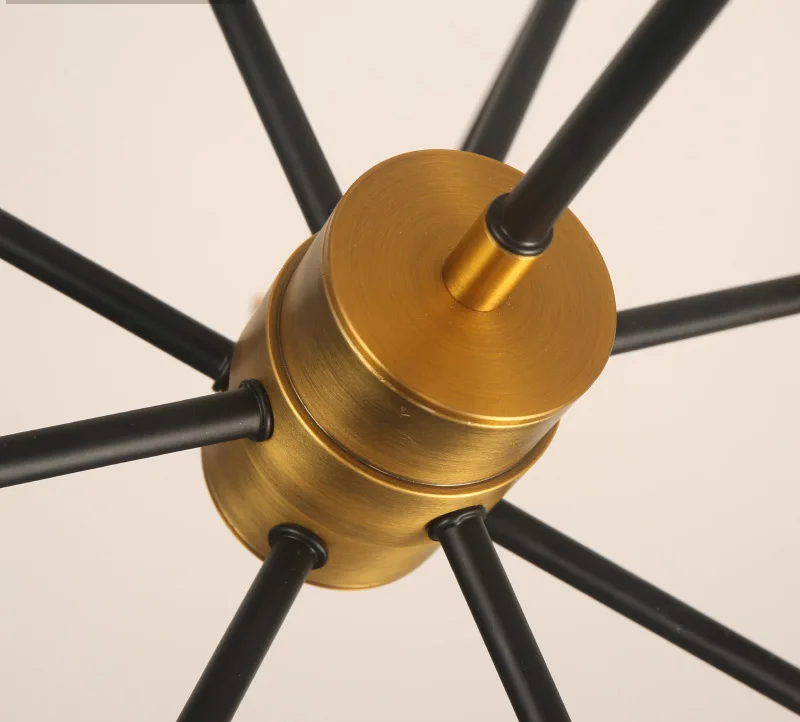 

loft industrial Beanstalk creative minimalist Nordic Iron Art glass ball pendant light living room restaurant led pendant lamp
