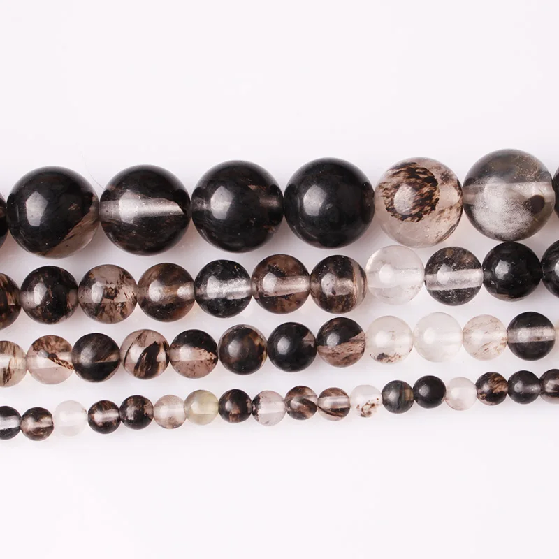 CAMDOE DANLEN Black Watermelon Artificial Crystal Round Loose Beads 4 6 8 10 12 MM Fit Diy For Jewelry Making Accessory | Украшения и