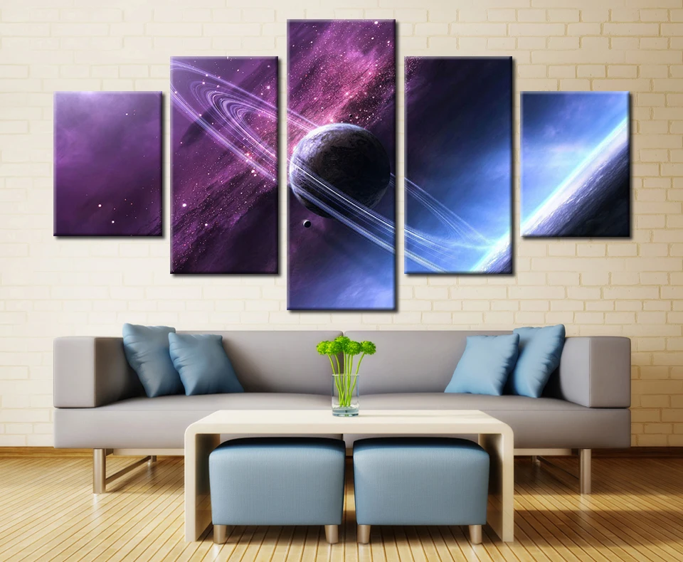 5 Шт. Звездные войны Saturn'S Кольца Пространство Рассвет Современный Дом Декор