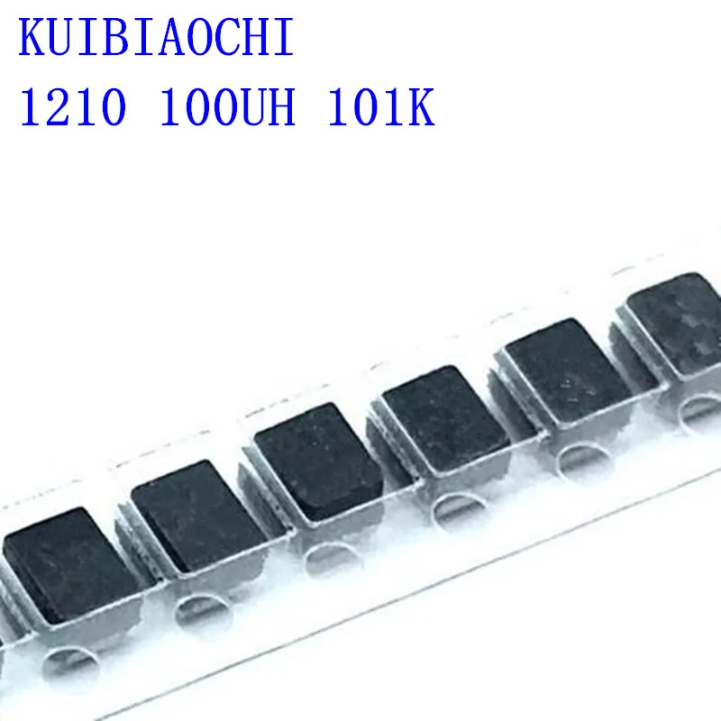 50 шт./лот 1210 SMD индуктор 100UH 101K обмоточный 3225 10% | Строительство и ремонт