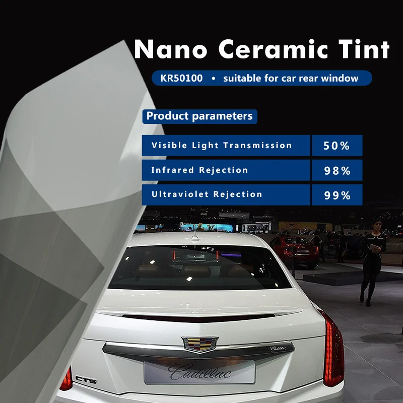 SUNICE автомобильный оконный оттенок 50% vlt Автомобильная Тонировочная пленка 4 mil
