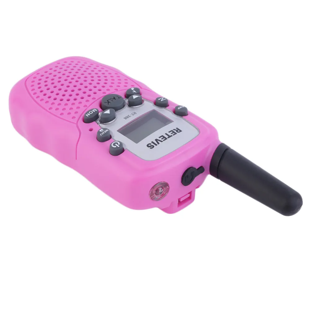 2 шт. RT-388 Walkie Talkie Игрушки для детей 0,5 Вт 22CH двухстороннее детское радио мальчики и девочки день рождения Рождественский подарок
