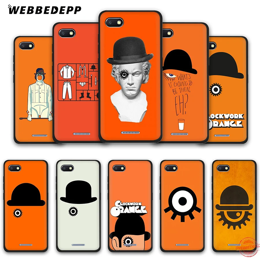 WEBBEDEPP Заводной оранжевый Модный мягкий чехол для телефона Redmi Note 8 7 6 5 Pro 4A 5A 6A 4X Plus S2