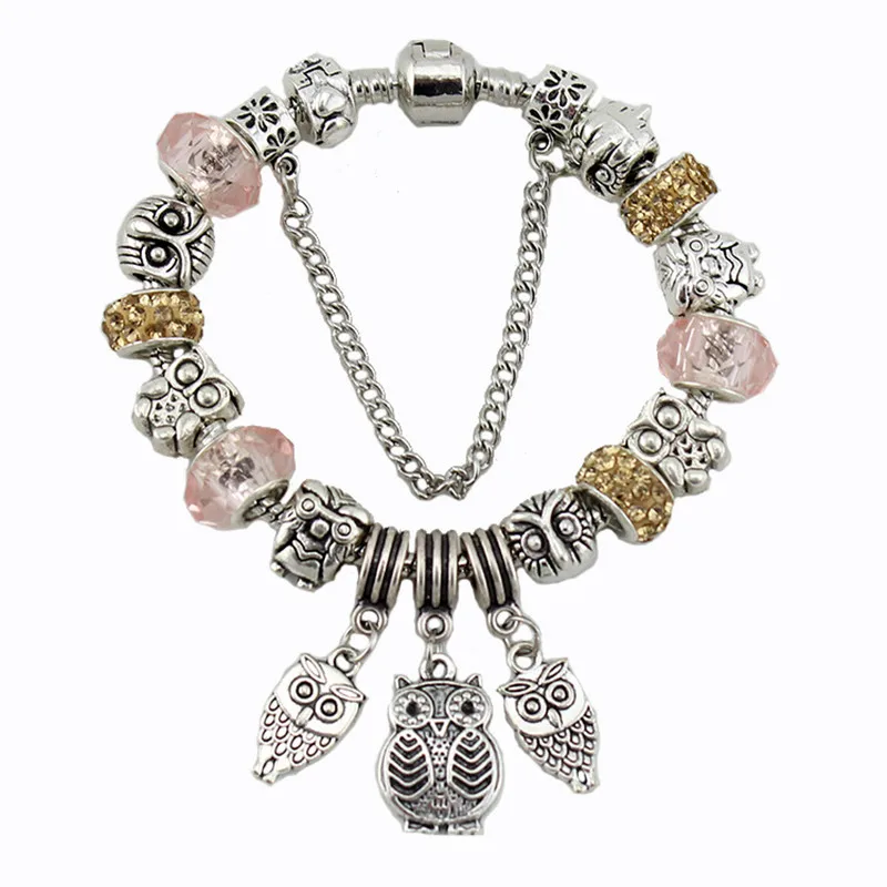 Женский винтажный браслет с кристаллами и стеклянными бусинами | Украшения