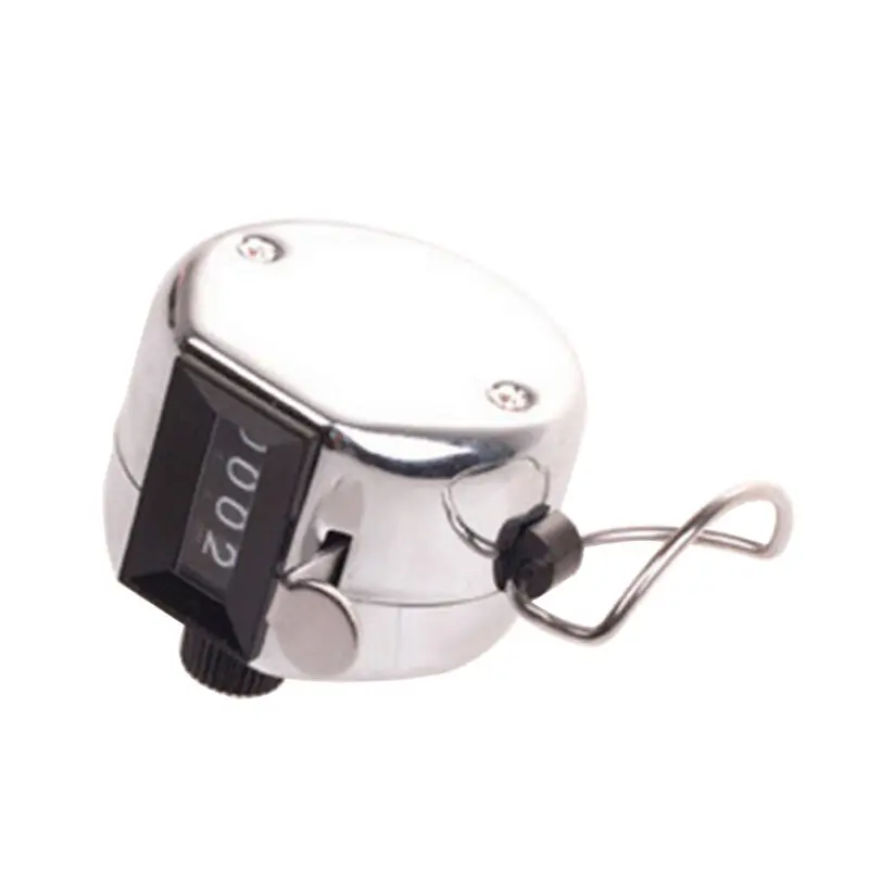 Ручные металлические 4 цифровые числа счетчика для игры в гольф ручная работа