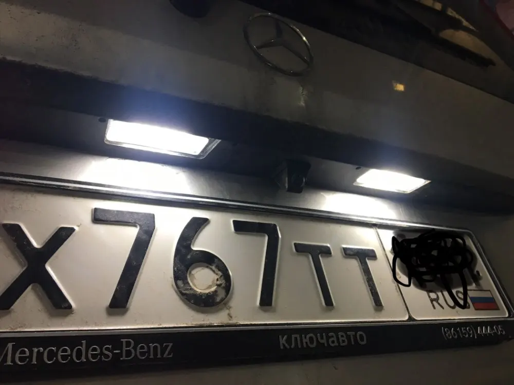 Светодиодный светильник без ошибок для номерного знака Mercedes Benz Sprinter 906 / Viano W639 Vito 2