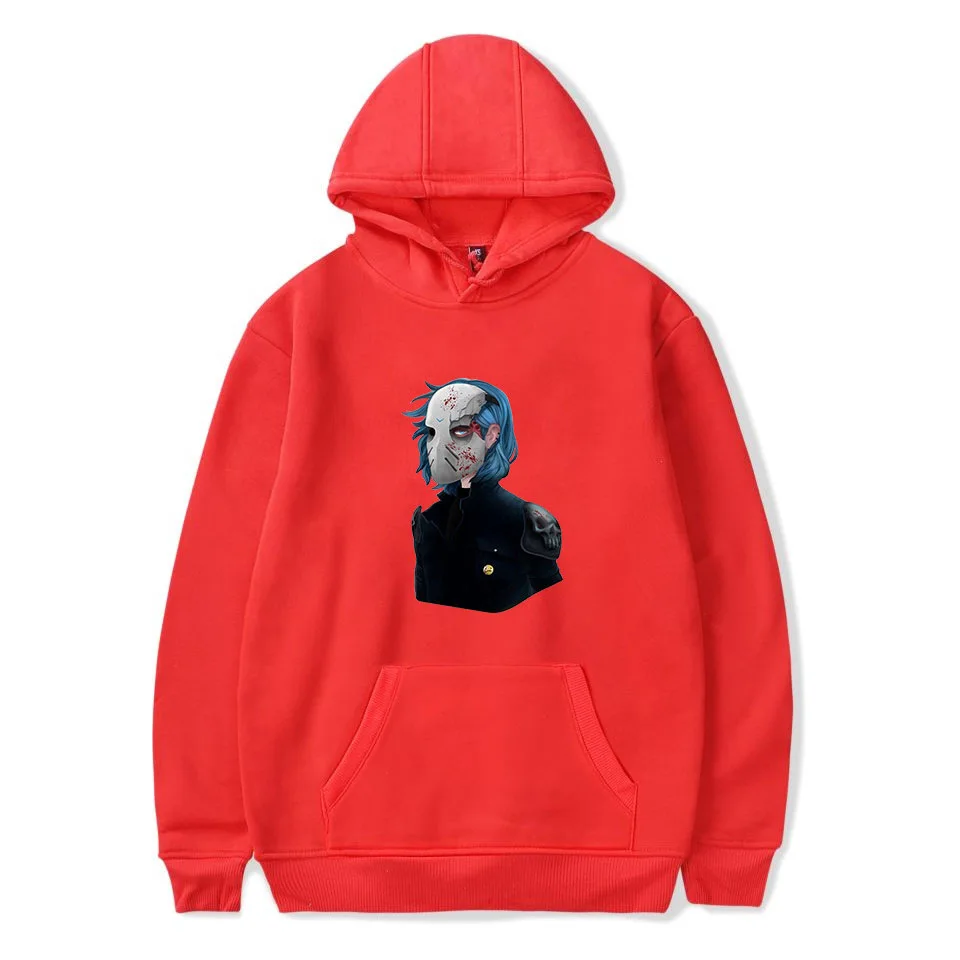 red sally face hoody Новинка; Лидер продаж; толстовка с капюшоном для мальчиков и девочек; пуловеры с капюшоном; Розовая Толстовка с принтом «глаза Салли»; детская одежда - Цвет: red sally face hoody