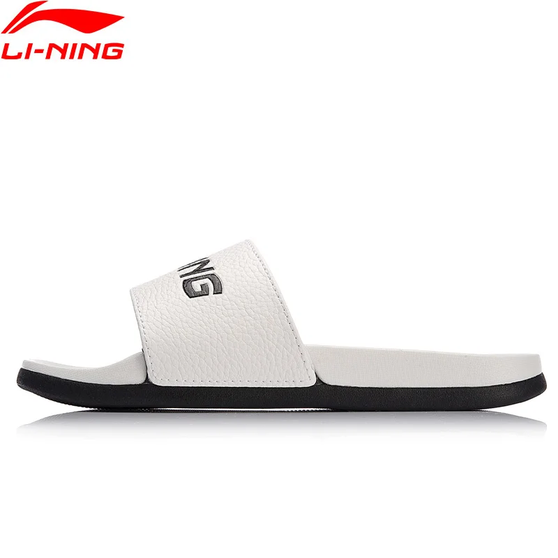 Li Ning Для женщин LN тапочки PU Пляжные сандалии светильник Вес подкладка дышащая