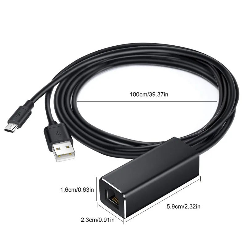 Адаптер для сетевого ТВ 100 Мбит/с Micro USB | Электроника