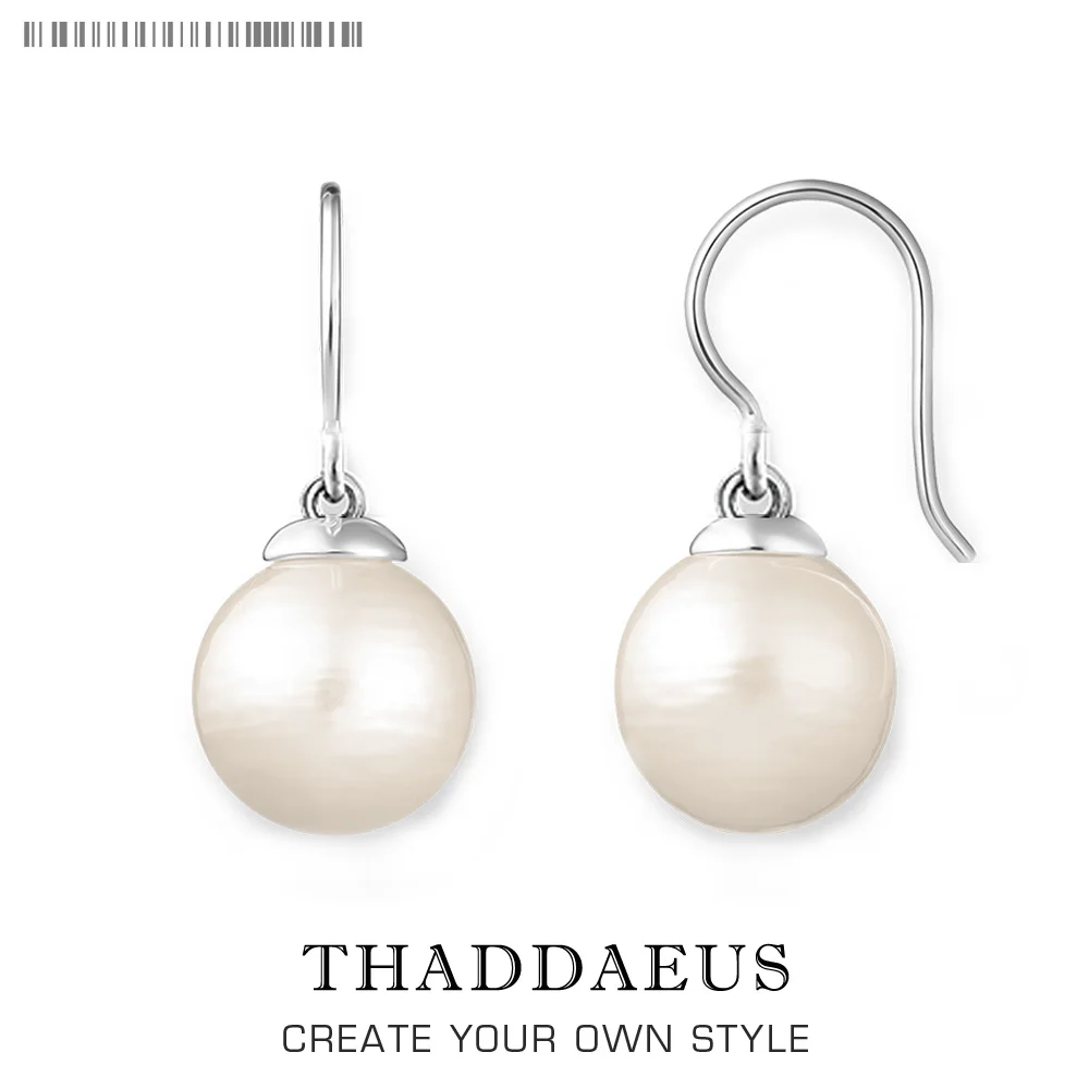 Серьги подвески из серебра 2017 пробы с жемчугом модные ювелирные украшения в