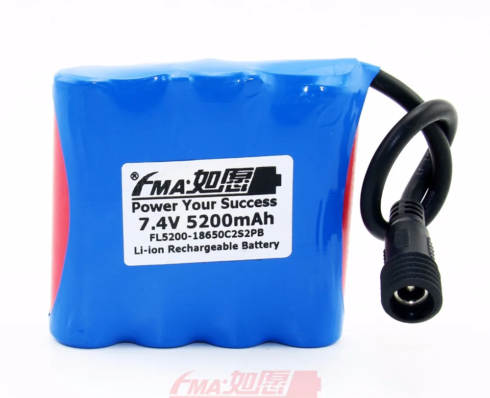 Литий-ионный Аккумулятор 7 4 V 5200mAh для велосипеда MagicShine Светильник w/PCM BMS внутри