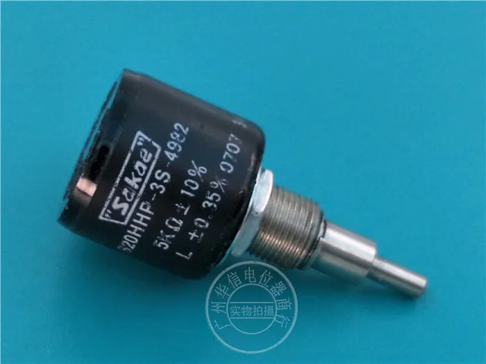Б/у sakae S20HHP-3S-4982 5K 3-оборотный многооборотный переключатель потенциометра с
