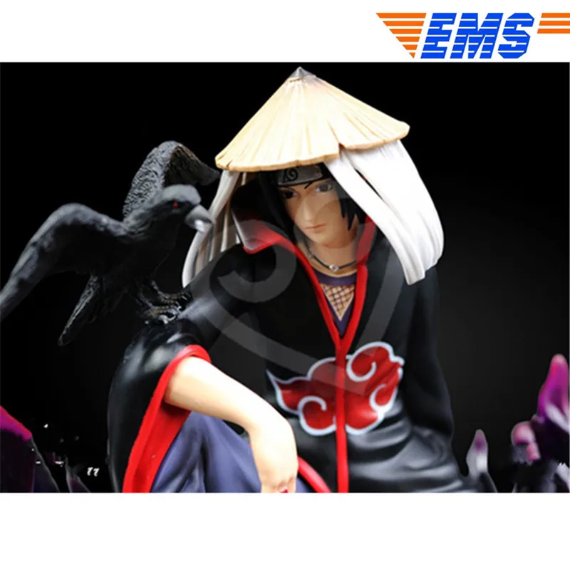 Статуя Наруто Учиха Саске сидя бюст MS-Z серии Akatsuki полная длина портрет анимационная фигурка GK коллекционная игрушка P1018