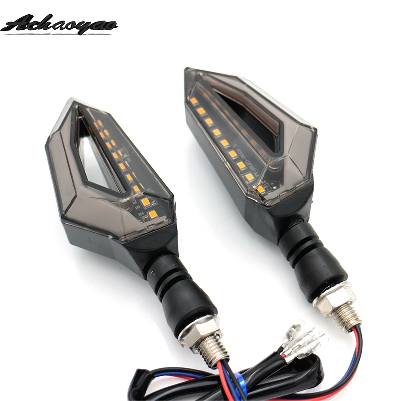 Clignotant moto 12 LED intermittes frecce сигнальные огни поворота мигалка задние фонари для Harley