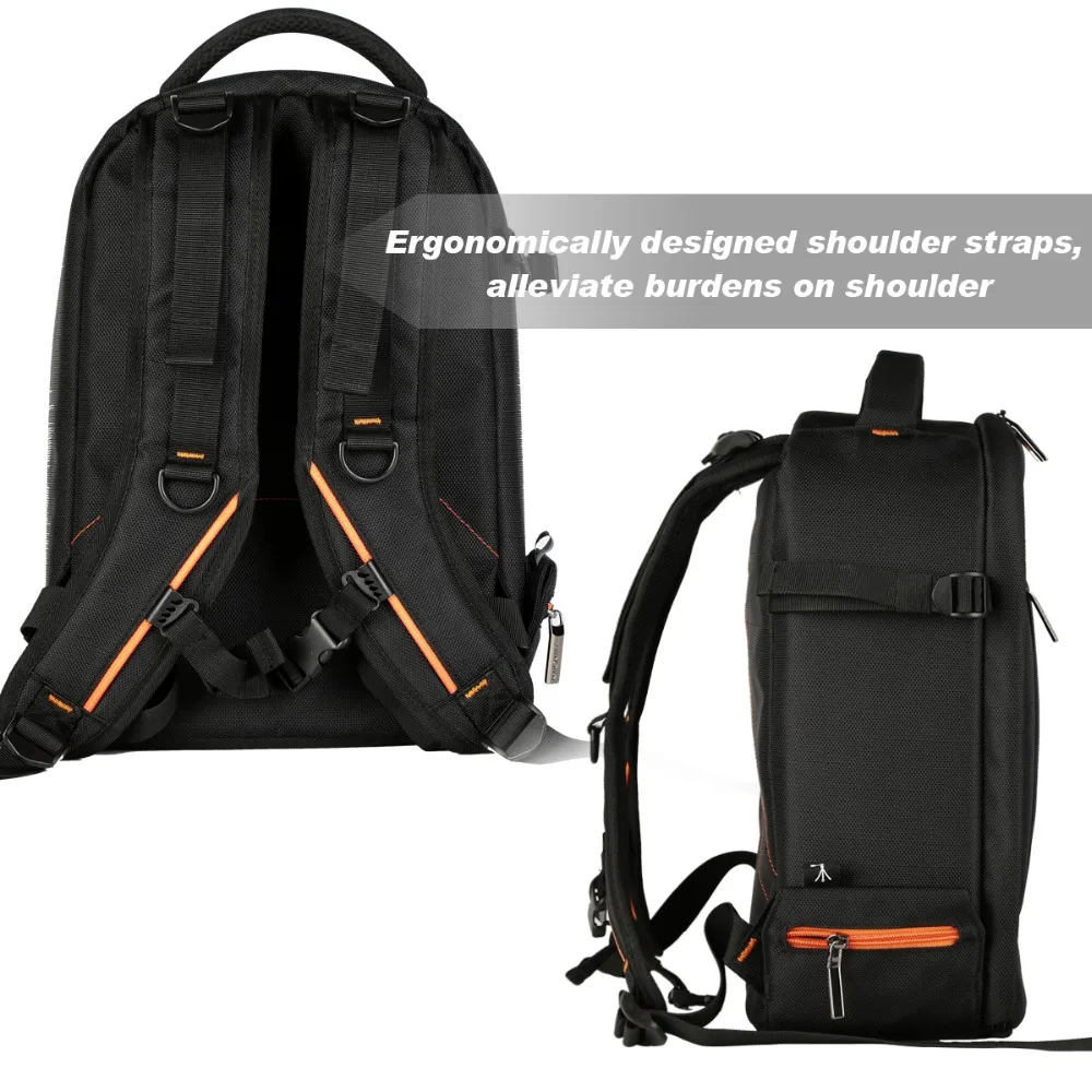 K& F концепция высококачественные водонепроницаемые мульти-функциональные DSLR SLR камеры рюкзак сумка держать 1 камера+ объектив+ предметы для Nikon Canon sony