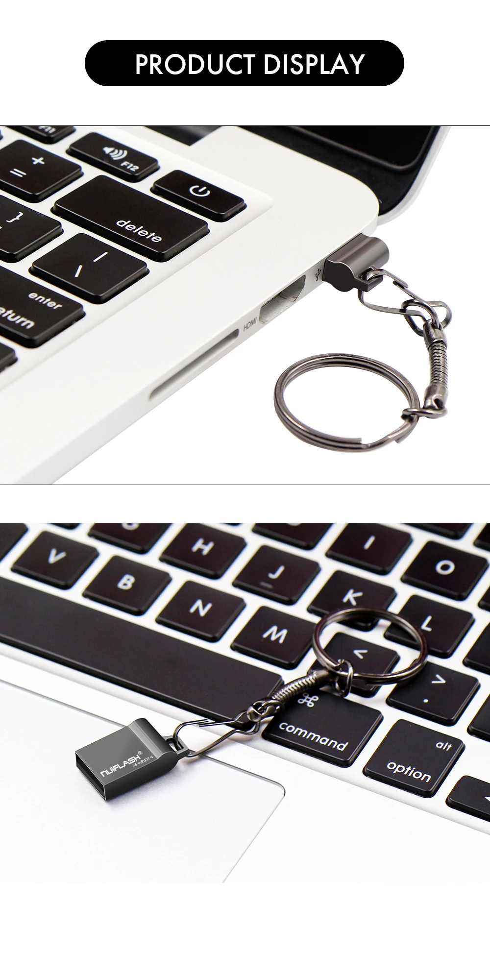 Nuiflash супер мини металлический usb флеш-накопитель 4 ГБ 8 ГБ 16 ГБ флеш-накопитель 32 Гб 64 ГБ usb 2,0 флеш-накопитель