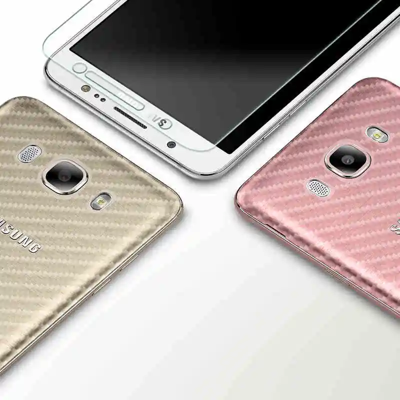 2 шт. мягкая задняя пленка + закаленное стекло Защита экрана для Samsung Galaxy J3 J5 J7 2015 2016