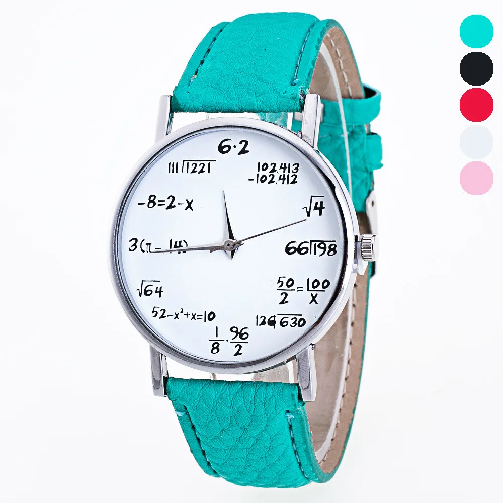 Relogio Feminino женские часы кварцевые для мужчин Horloges модные математические цифры