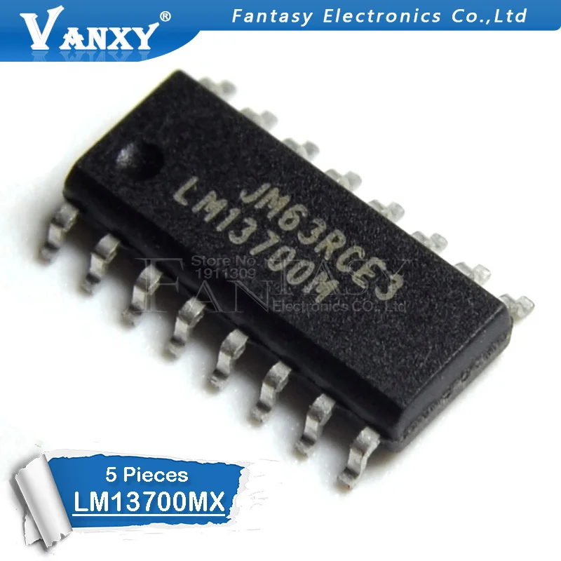 5 шт. LM13700M SOP-16 LM13700MX SOP16 LM13700 SOP SMD | Электронные компоненты и принадлежности