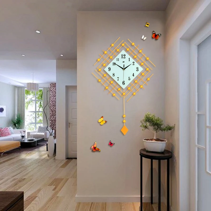Часы настенные бесшумные из кованого железа 30 шт.|designer wall clock|wall clockwall clock design |
