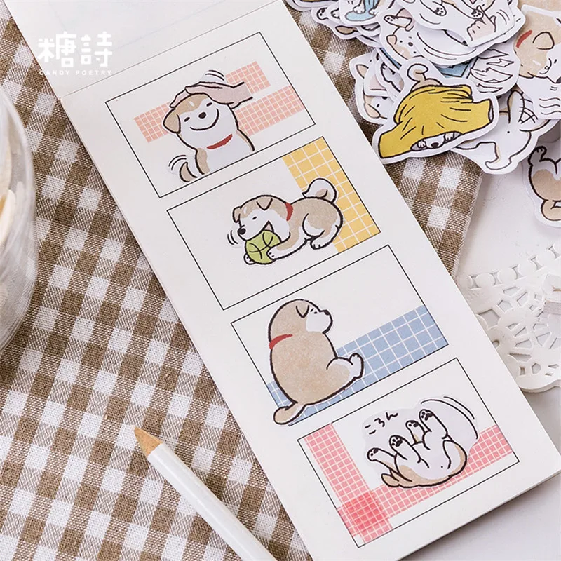 1 шт. kawaii блокнот Канцтовары милая собака планировщик с узором бумага для заметок