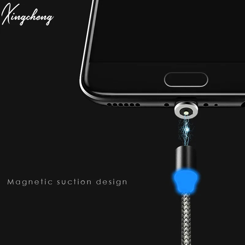 Micro USB кабель Магнитная Зарядное устройство для Xiaomi huawei Android мобильный телефон type c