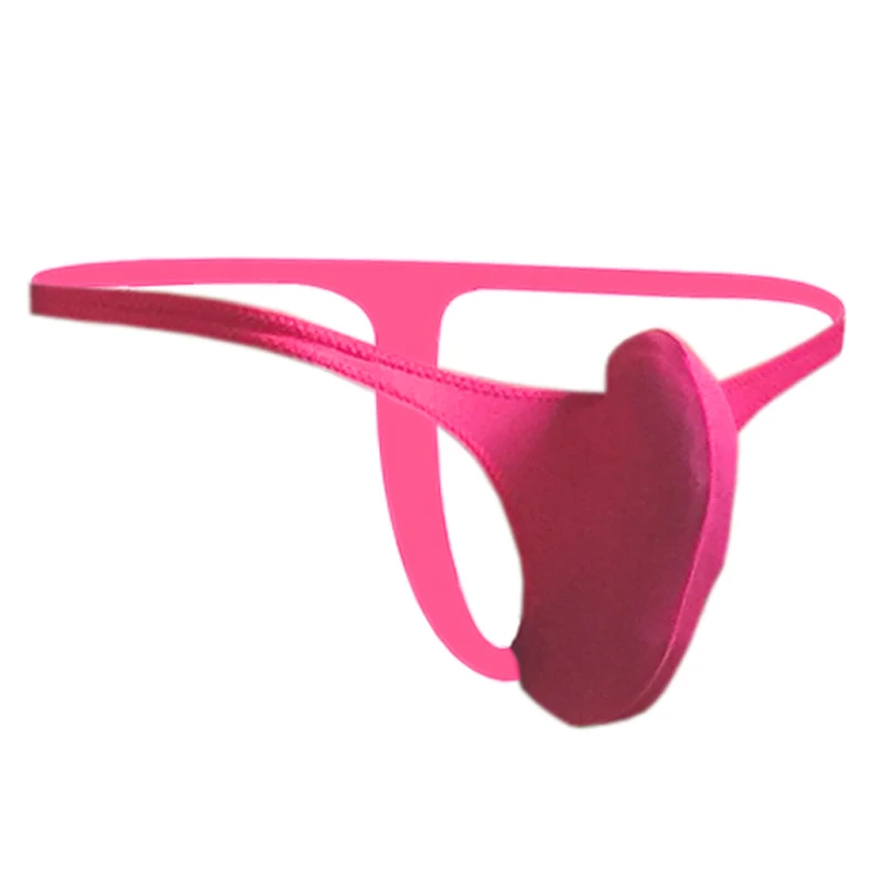 Трусы танга мужские тонкие шелковые прямые полупрозрачные стринги вверх T