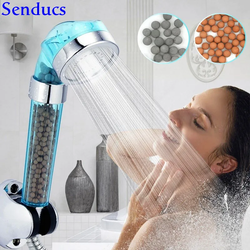 Насадка для душа Senducs Anion SPA ручной душ ванной водосберегающий фильтр дождков с