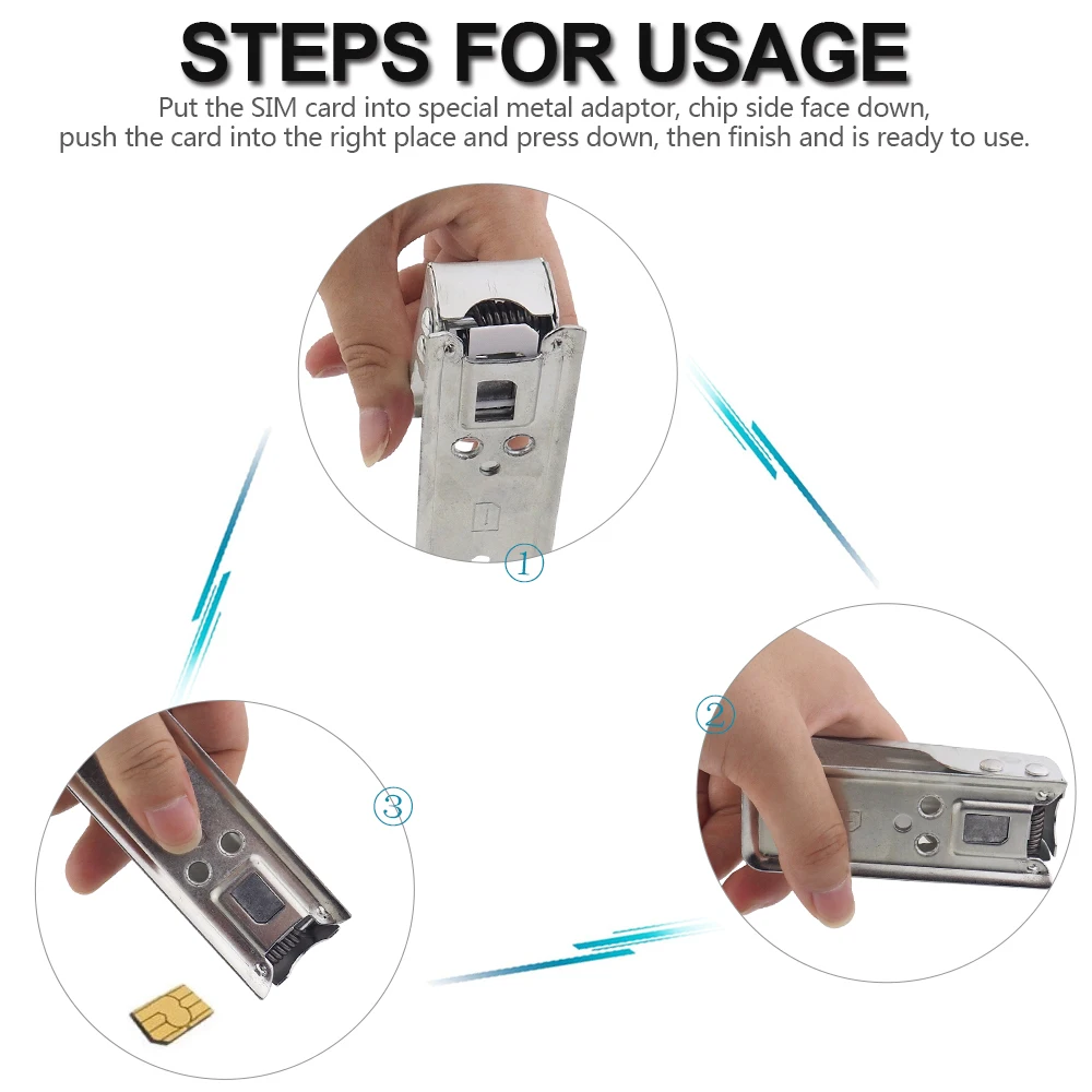 Двойной резак для sim карт Modoao ручной режущий инструмент с двумя Sim картами