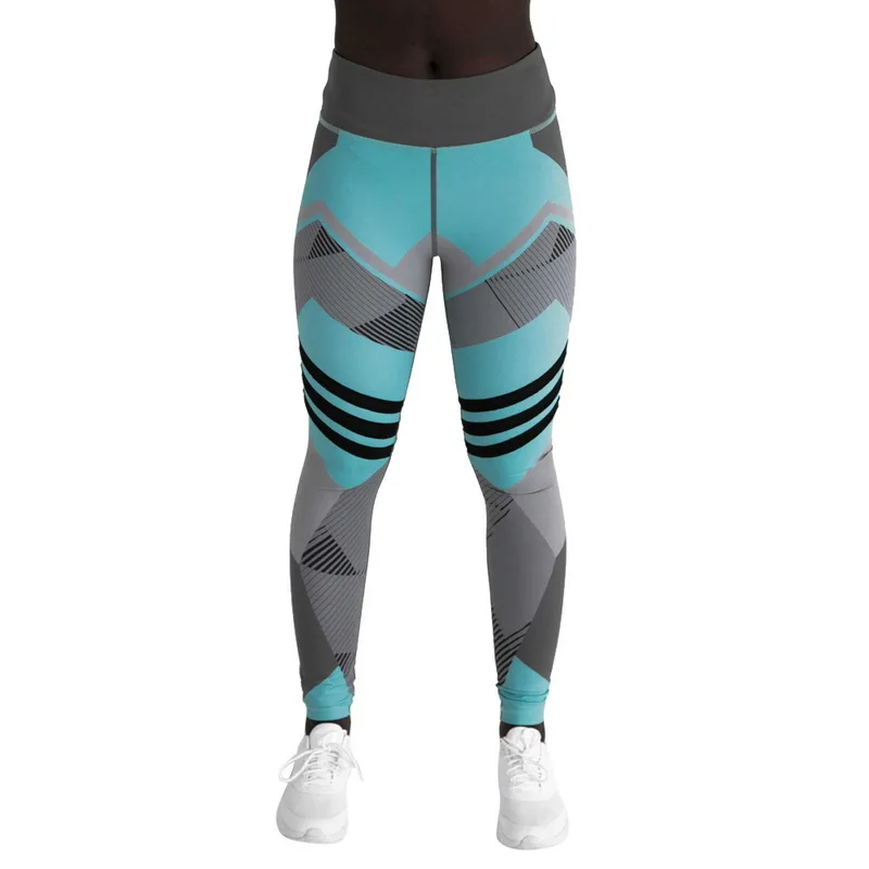 Sfit женские штаны для йоги Спортивные Компрессионные колготки тонкая спортивная