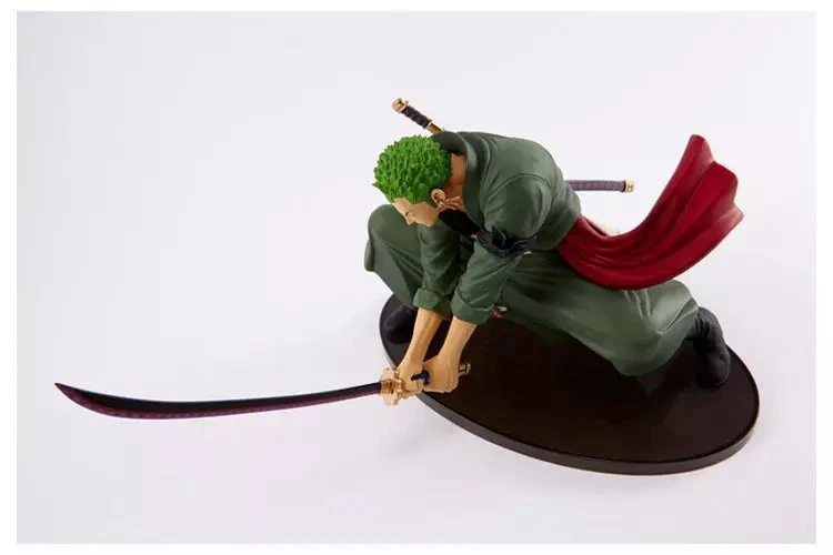 1 шт. решающая версия битвы аниме ророноа Зоро ПВХ фигурка меч катана игрушка 14 см