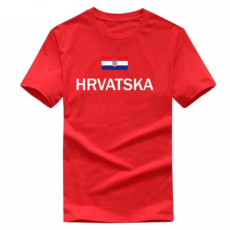 2018 Croatia 100% хлопок футболки Новая мода Печать Досуг Мужская Футболка Флаг Франции