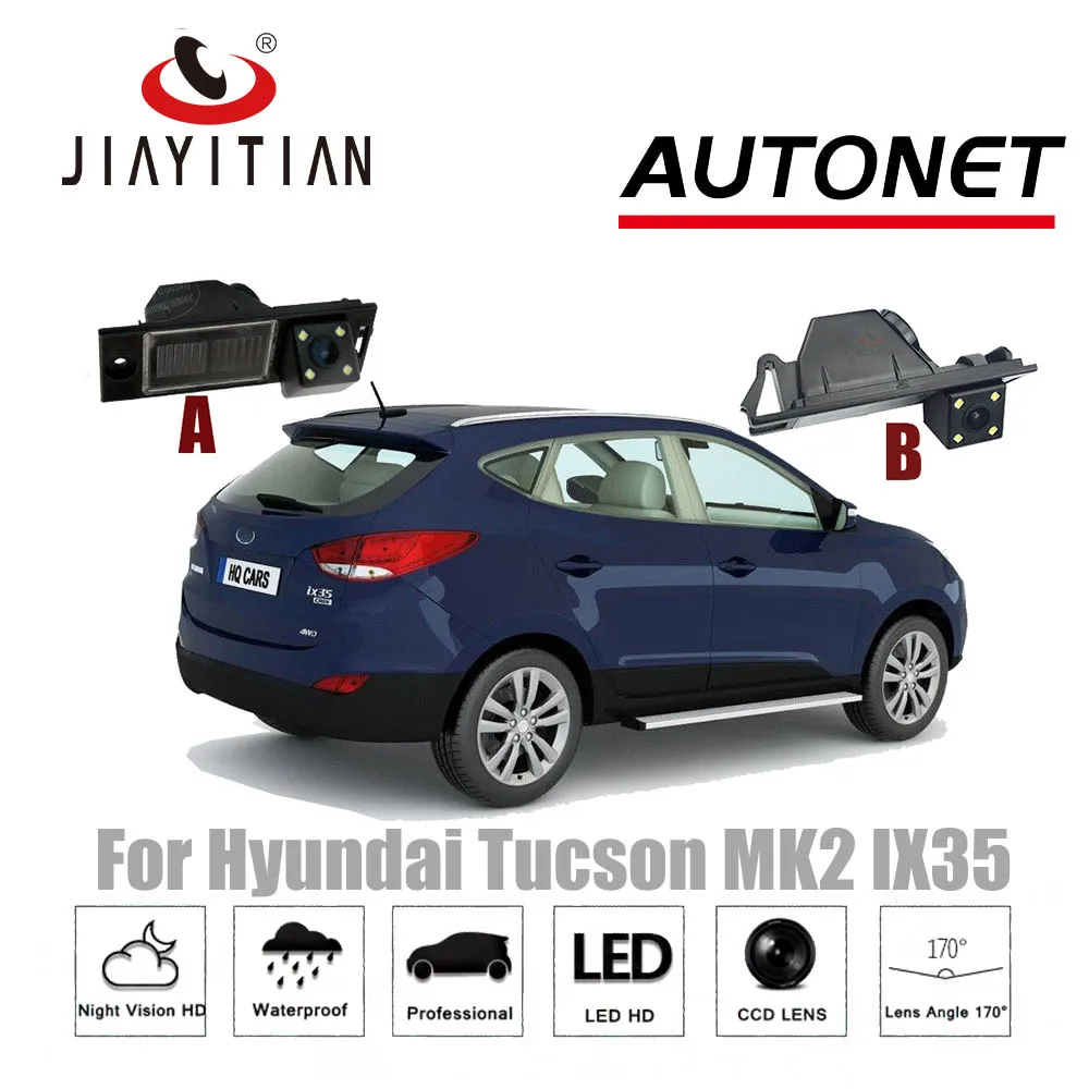 

JIAYITIAN Rear View Camera For Hyundai ix35 Tucson ix 35 MK2/camera ix35 Reverse Camera/CCD/Night Vision license plate camera